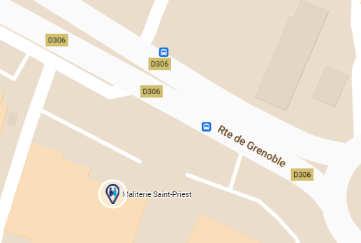 carte de St Priest